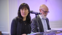 CPTR Faculty lead lecture at event.